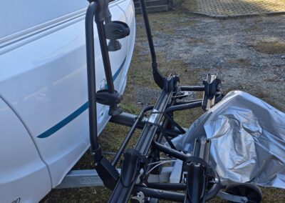 Predný nosič na bicykle.